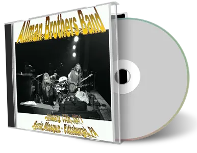 Artwork Cover of Allman Brothers Band 1971-01-17 CD Pittsburgh Audience