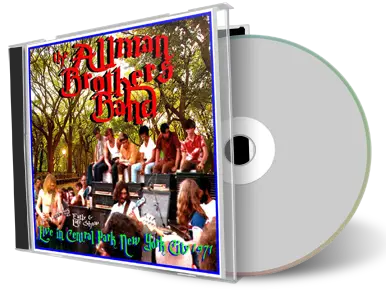 Artwork Cover of Allman Brothers Band 1971-07-21 CD New York Audience