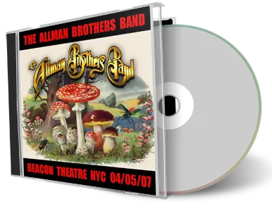 Artwork Cover of Allman Brothers Band 2007-04-05 CD New York Audience
