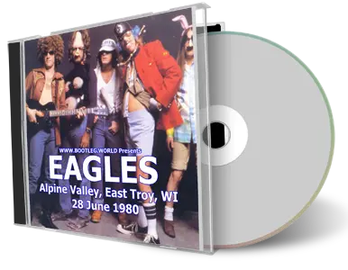 Artwork Cover of The Eagles 1980-06-28 CD East Troy Audience