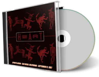 Artwork Cover of Heart 1987-09-08 CD San Diego Audience