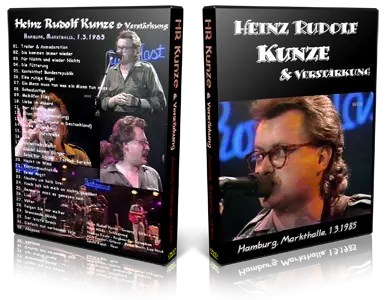 Artwork Cover of Heinz Rudolf Kunze 1985-03-01 DVD Hamburg Proshot