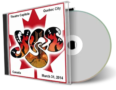 Artwork Cover of Yes 2014-03-31 CD Quebec Audience