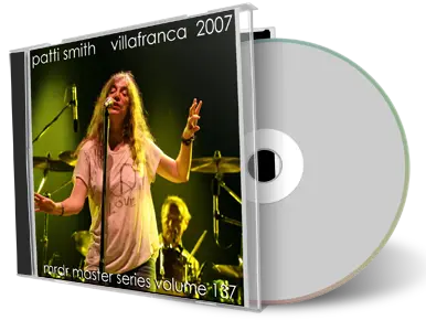 Artwork Cover of Patti Smith 2007-07-07 CD Villafranca Audience