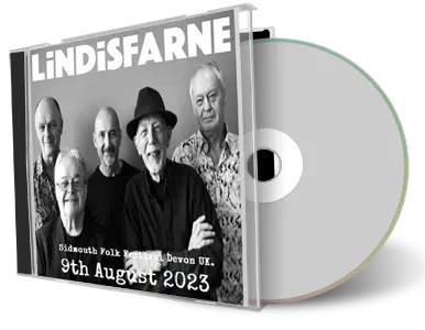 Front cover artwork of Lindisfarne 2023-08-09 CD Sidmouth Folk Festival Soundboard