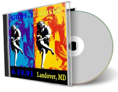 Front cover artwork of Guns N Roses 1991-06-19 CD Landover Audience