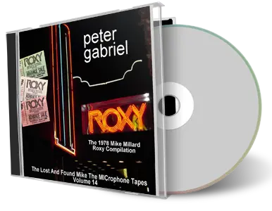 Front cover artwork of Peter Gabriel Compilation CD Roxy Mike Millard 1978 Audience