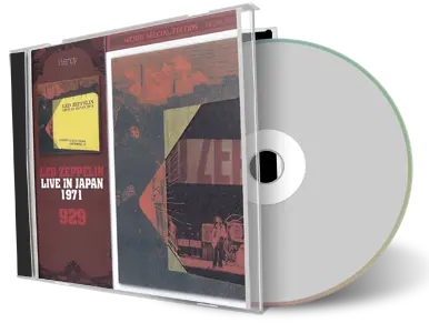 Front cover artwork of Led Zeppelin Compilation CD Japan 1971 Soundboard