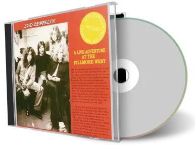 Front cover artwork of Led Zeppelin Compilation CD Live Adventure At Fillmore West 1969 Audience