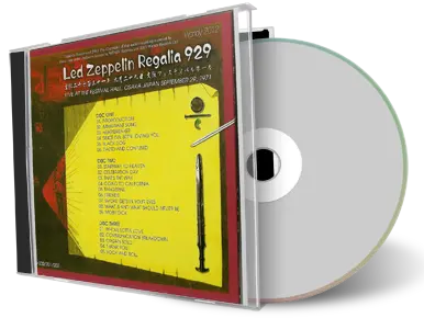 Front cover artwork of Led Zeppelin Compilation CD Regalia 929 Audience