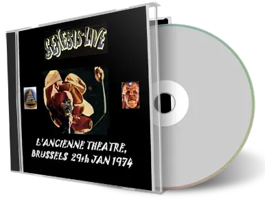 Front cover artwork of Genesis 1974-01-26 CD Brussels Audience