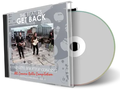 Front cover artwork of The Beatles Compilation CD Get Back Masters Complete Rooftop Concert Soundboard