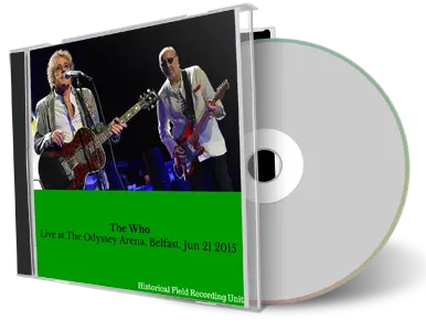 Front cover artwork of The Who 2015-06-21 CD Belfast Audience