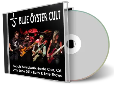 Front cover artwork of Blue Oyster Cult 2012-06-29 CD Santa Cruz Audience