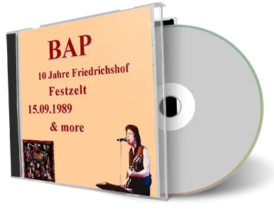 Artwork Cover of BAP 1989-09-15 CD Friedrichshof Audience