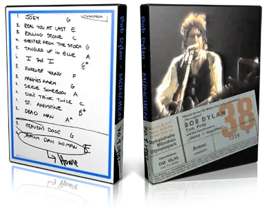 Artwork Cover of Bob Dylan 1987-09-30 DVD Munich Audience