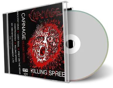 Artwork Cover of Carnage Compilation CD Killing Spree Demo 1989 Soundboard