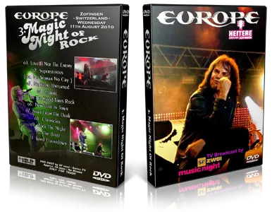 Artwork Cover of Europe 2010-08-11 DVD Zofingen Proshot