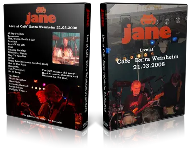 Artwork Cover of Jane 2008-03-21 DVD Weinheim Audience