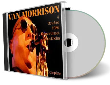 Front cover artwork of Van Morrison 1986-10-04 CD Stockholm Audience