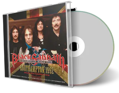 Front cover artwork of Black Sabbath Compilation CD Southampton 1992 Audience