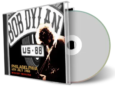 Front cover artwork of Bob Dylan 1988-07-06 CD Philadelphia Audience