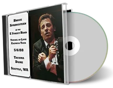 Front cover artwork of Bruce Springsteen 1988-05-06 CD Tacoma Audience