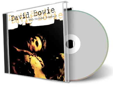 Front cover artwork of David Bowie Compilation CD Bbc 50Th Birthday Broadcast Soundboard