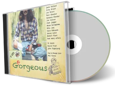 Front cover artwork of George Harrison Compilation CD Georgeous Soundboard