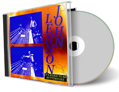 Front cover artwork of John Lennon Compilation CD Its Hard To Be Butterflies Soundboard