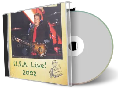 Front cover artwork of Paul Mccartney Compilation CD Usa Live 2002 Soundboard