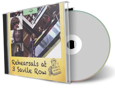 Front cover artwork of The Beatles Compilation CD Rehearsals At 3 Savile Row Soundboard