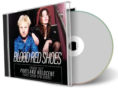 Front cover artwork of Blood Red Shoes 2022-10-07 CD Portland Audience