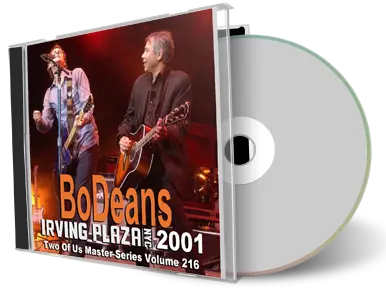 Front cover artwork of Bodeans 2001-07-26 CD New York City Audience