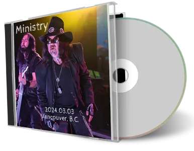 Front cover artwork of Ministry 2024-03-03 CD Vancouver Soundboard