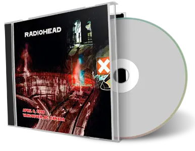 Front cover artwork of Radiohead 1998-04-06 CD Vancouver Audience