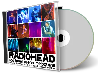 Front cover artwork of Radiohead 2004-04-26 CD Melbourne Audience