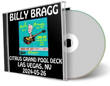 Front cover artwork of Billy Bragg 2024-05-26 CD Las Vegas Audience