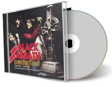 Front cover artwork of Black Sabbath Compilation CD Hammersmith Story 1975 1976 Audience