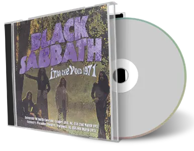 Front cover artwork of Black Sabbath Compilation CD Into The Void 1971 Audience