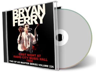 Front cover artwork of Bryan Ferry 1988-08-09 CD New York City Audience