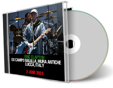 Front cover artwork of Eric Clapton 2024-06-02 CD Lucca Summer Festival Audience