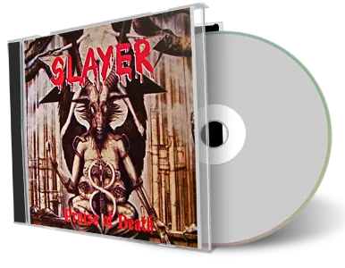 Front cover artwork of Slayer Compilation CD Til Death Do Us Part And Praise Of Death 1984 1987 Audience