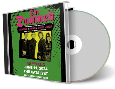 Front cover artwork of The Damned 2024-06-11 CD Santa Cruz Audience