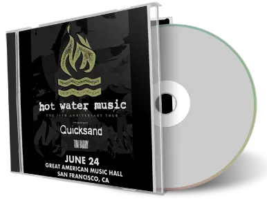 Front cover artwork of Hot Water Music 2024-06-24 CD San Francisco Audience