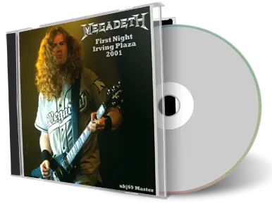 Front cover artwork of Megadeth 2001-10-16 CD New York City Audience