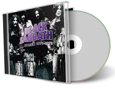 Front cover artwork of Black Sabbath Compilation CD Inglewood 1971 1972 Audience