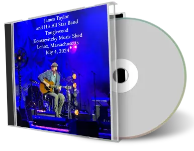 Front cover artwork of James Taylor 2024-07-04 CD Lenox Audience