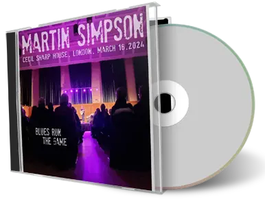 Front cover artwork of Martin Simpson 2024-03-16 CD London Soundboard