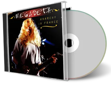 Front cover artwork of Megadeth Compilation CD Anarchy In France Soundboard